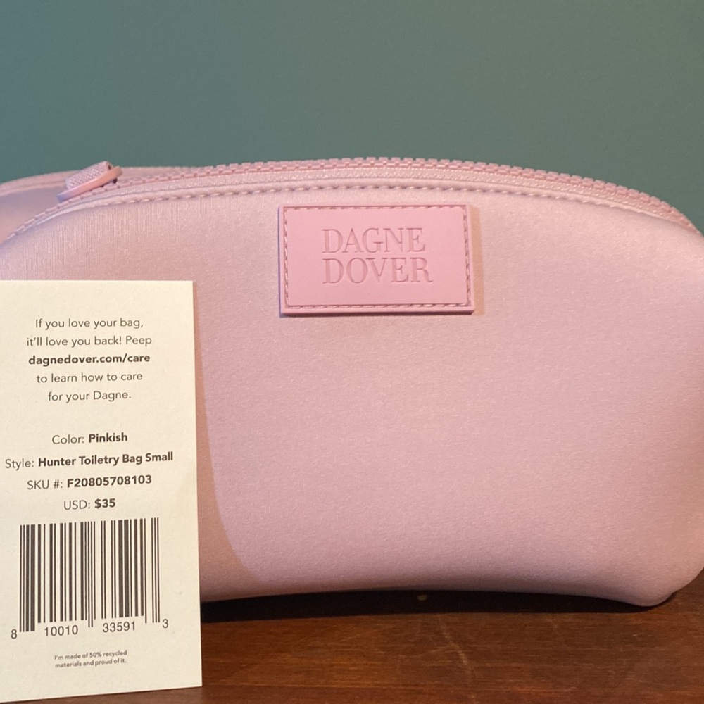 Dagne Dover Small Hunter Toiletries bag in Pinkish